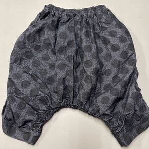 gomme rubber sarouel pants short pants ba Rune pants made in Japan M size MADE IN JAPAN
