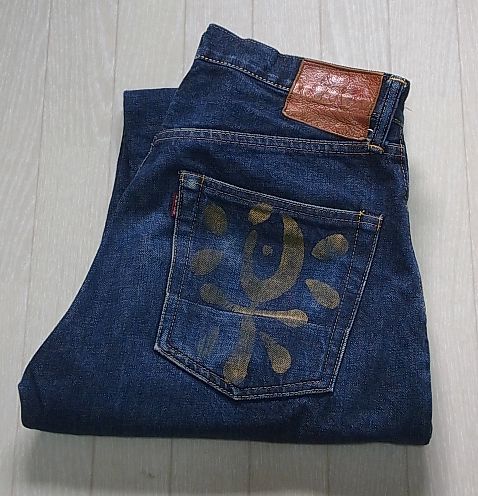 ヤフオク! -evisu エヴィス 2001の中古品・新品・未使用品一覧 開店記念セール! エヴィス 限定★ ジーンズ リングステッチ 金銀刺繍 W31 2001 EVIS デニム/ジーンズ