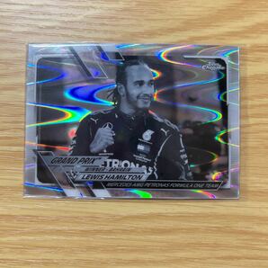 2021 Topps Chrome Formula 1 F1 Lewis Hamilton Bahrain Grand Prix Raywave refractorの画像1