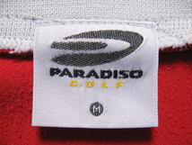 PARADISO パラディーゾ GOLF 2Way ジャケット Mサイズ ハーフジップ アノラック ピステ_画像6