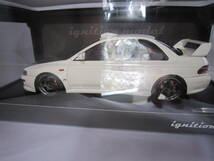 Ignition Model イグニッションモデル 1/18 SUBARU Impreza 22B-STi Version (GC8改) White IG1639 スバル　インプレッサ22B-STi_画像5