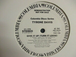 ★ Tyrone Davis ： Give It Up( Turn It Loose ) 12'' ☆ (( 落札5点で送料無料