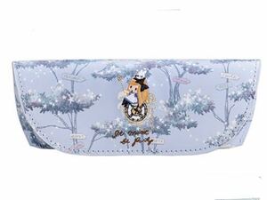 fea Lee tail mystery. country. Alice glasses case Cross attaching embroidery BL