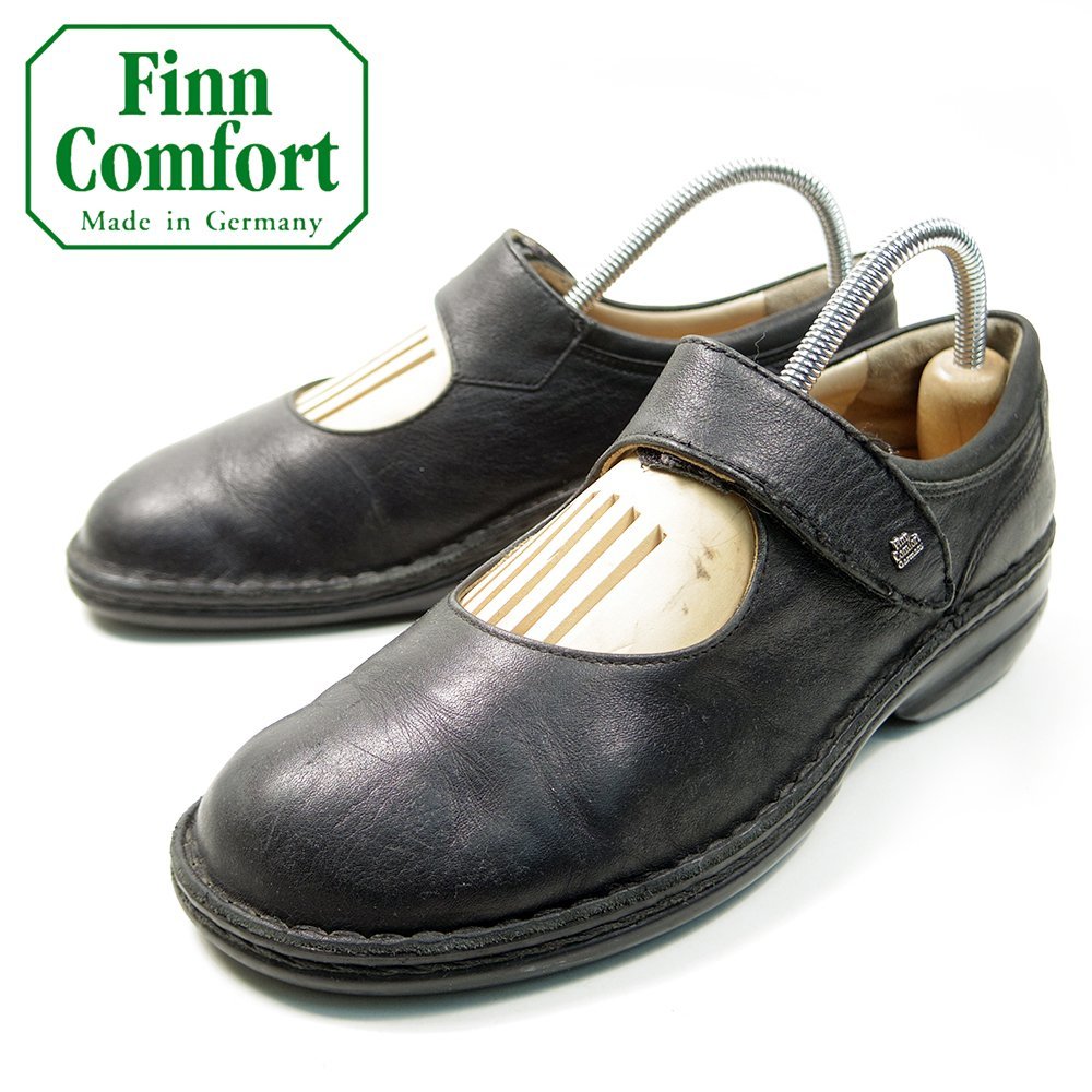 一目惚れして購入 美品♪ Finn レザーシューズ 健康靴 フィンコンフォート Comfort スニーカー