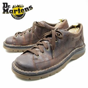 UK9　Dr.Martens　ドクターマーチン　6ホール　レザーシューズ　革靴　マーチン　ブラウン　茶　ワークブーツ　/U6253