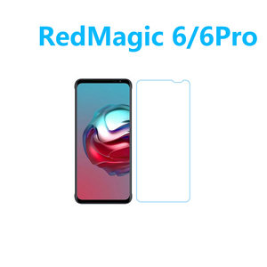 ブルーライトカットRedMagic 6/RedMagic 6 Pro 強化ガラスフィルム 指紋防止飛散防止気泡防止 自動吸着 高硬度9H 高透過率