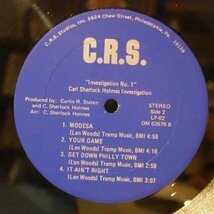 ■ORIGINAL C,R,S, MINT- DISC★CARL SHERLOCK HOLMES INVESTIGATION★送料無料(条件有り)多数出品中!★名盤■_画像5