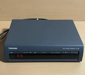 O913.11 TOSHIBA/東芝 CATV HOME TERMINAL ケーブルテレビ ホームターミナル TCJ851 通電確認済み