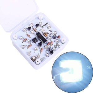 [Бесплатная доставка] DC 9-12V LED Nightlight Electronic Work Kit Diy