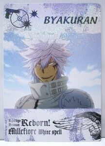 REBORN リボーン トレーディング下敷き Part2 白蘭 未使用 家庭教師ヒットマン