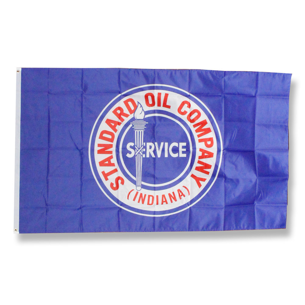 Bandera STANDARD OIL COMPANY /Bandera/Tapiz/Estandarte/, trabajos hechos a mano, interior, bienes varios, panel, tapiz