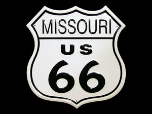 メタルサイン 「Route 66 ミズーリ」（ラウンド） #172 ルート66