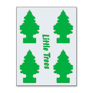 Little Trees リトルツリー カットアウトステッカー SET-2（グリーン） 蒔絵シール