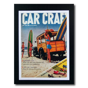  Hawaiian poster car * surfing series J-83 [Car Craft 1963] size :30×21.5cm