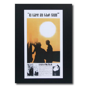 サーフムービーポスター　L-45 「'a life in the sun'」 サイズ：31×17.5cm