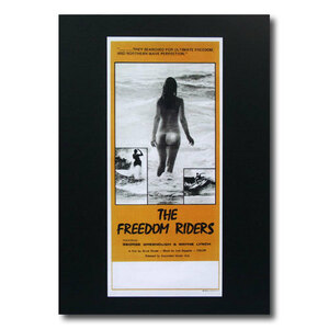 サーフムービーポスター　L-67 「THE FREEDOM RIDERS」 サイズ：31×14.5cm