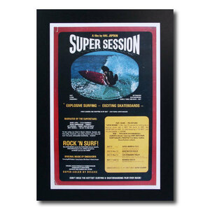 サーフムービーポスター　L-81 「SUPER SESSION ROCK'N SURF」 サイズ：31×20.5cm