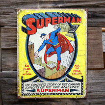 メタルサイン 「スーパーマン #1 Cover」 #