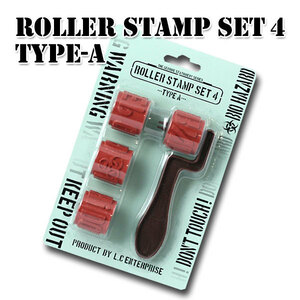 ROLLER STAMP SET4 - roller stamp 4 set - (Type A)