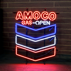 ネオンサイン / AMOCO GAS-OPEN アモコ GASオープン