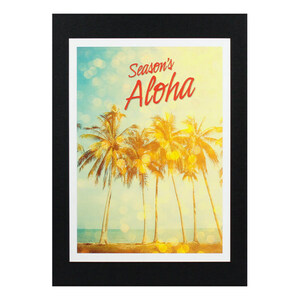  Hawaiian poster scenery series E-248 Season's Aloha art size : length 29.6× width 21.4cm