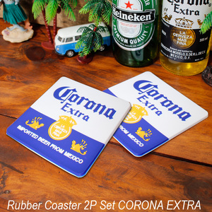 ラバーコースター 2枚セット 「CORONA EXTRA コロナエクストラ」