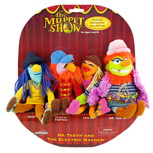 マペットショー 「Dr.Teeth and The Electrich Mayhem」 4パック プラッシュドールセット Sababa Toys製 The Muppet Show デッドストック