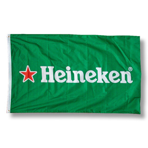 Art hand Auction Flagge Heineken, handgemachte Werke, Innere, verschiedene Waren, Panel, Tapisserie