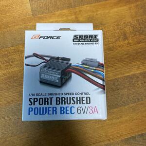 日本正規品 ジーフォース SPORT BRUSHED POWER BEC ブラシモーター用ESC【G0322】ラジコン