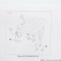 ハーレー18年～M8ソフテイルFLSL FXBB純正オプション ソロラゲッジラック リアキャリア ラック リヤキャリア_画像5