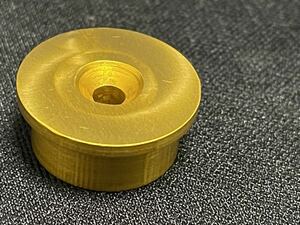 * free shipping *tajima rotation sef aluminium shaving (formation process during milling) Gold anodized aluminum ⑦