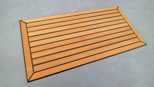  cheeks material deck seat mat width 92cmx length 47cm thickness 7. slip prevention weather resistant enduring rain . boat for marine goods Teak ⑤