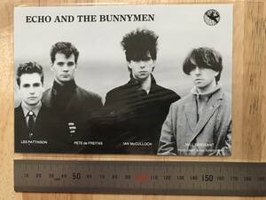 Echo and the Bunnymen フォトカード 1984