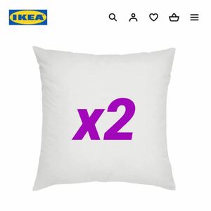 IKEA イケア　フィェドラール インナークッション　50x50cm 2個セット