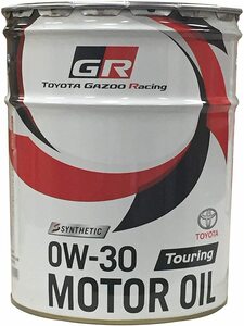 トヨタ 純正オイル GR Touring 0W-30 20L TOYOTA Gazoo Racing 品番 08880-12503 モーターオイル GR MOTOR OIL エンジンオイル