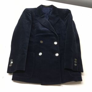  free shipping *LA MODE ROPE Rope * corduroy jacket formal jacket * navy * size 6 #41005sab