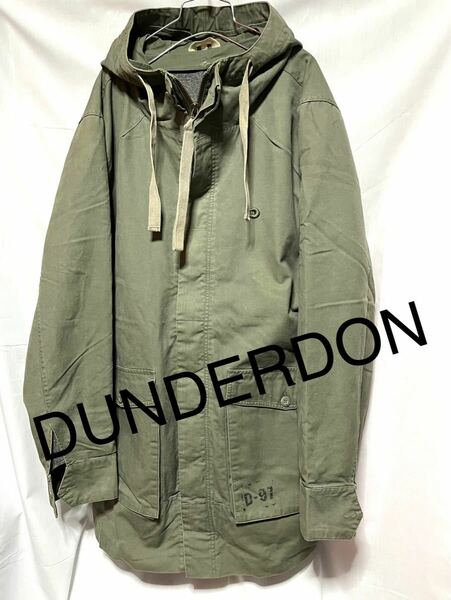 【美品】【希少】【レトロ】DUNDERDONダンダードンミリタリーモッズコートライナー付(WASHABLE) UNDERCOVER