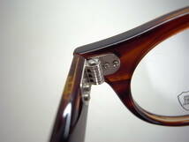 【完売品】JULIUS TART OPTICAL ジュリアスタート オプティカル HAROLD ハロルド PL-021 M 43-23 Amber アンバー P3 FUL VUE ボストン_画像8