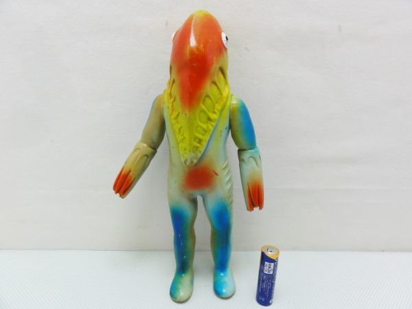 当時物 ブルマァク メトロン星人 輸出仕様 スタンダードサイズ ソフビ