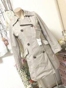  Lady's 7AR size :With Performance* collar removed possible * trench coat * liner attaching * spring coat : beige 