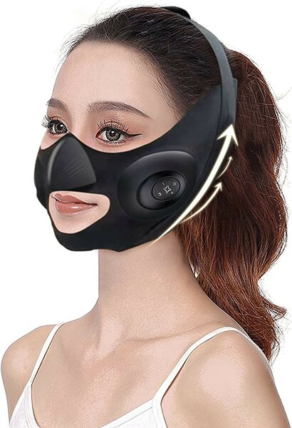 美顔器 EMS　リフトアップ フェイスベルト サウナマスク リモコン付 フェイスマスク