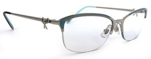 ティファニー メガネ 眼鏡 メガネフレーム リボン TF1102 めがね TIFFANY 縁なし シルバー フリルフレーム レディース 眼鏡フレーム