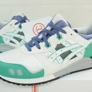 新品箱付 ASICS GEL LYTE 3 Ⅲ OG WHITE BLUE アシックス ゲル ライト ホワイト ブルー 1191A266-103 27.5cm US9.5の画像1