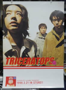 TRICERATOPS トライセラトップス - 1st album TRICERATOPS /ポスター!!