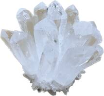 (A) 天然 水晶 Mサイズ クリスタル クラスター水晶 マダガスカル産 石英 白結晶 浄化 置物 インテリア パワーストーン 風水 プレゼント_画像5