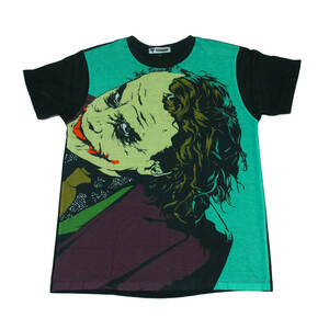 ジョーカー JOKER ヒース・レジャー アメリカ 映画 アメコミ ストリート系 デザインTシャツ おもしろTシャツ メンズ 半袖★tsr0058-blk-xl