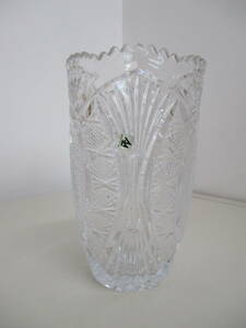 F19 ADERIA CRYSTAL アデリアクリスタル 花瓶 レトロ フラワーアレンジメント フラワーベース ガラス製