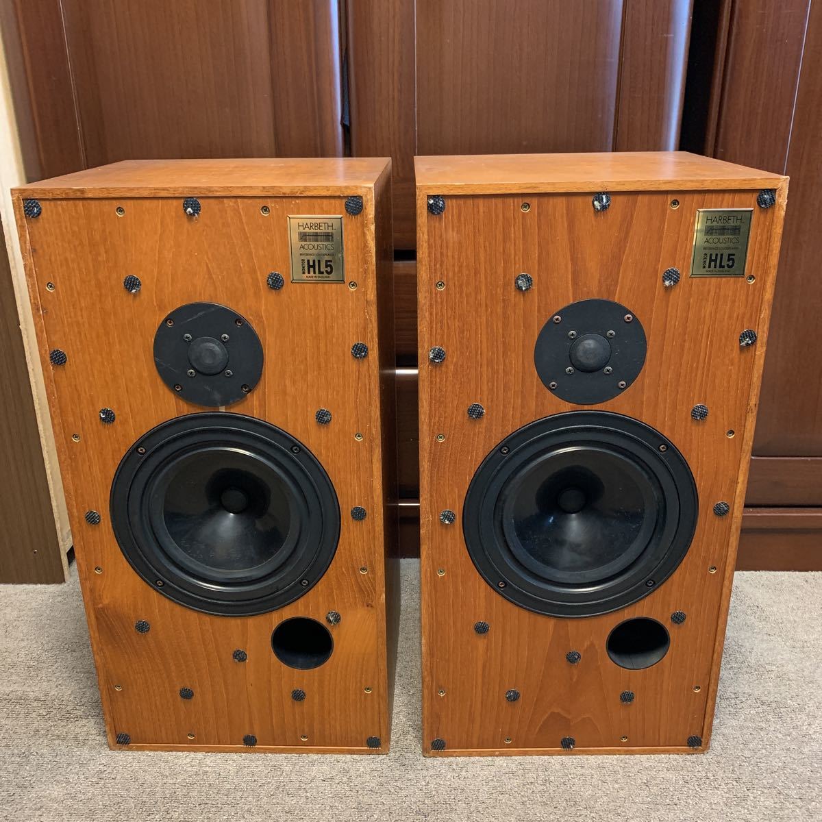 Harbeth monitor HL5 ハーベス スピーカー ペア-
