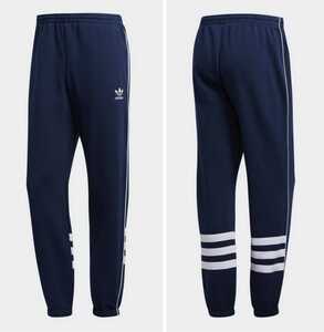  Adidas Originals men's sweat jogger pants L size regular price 10659 jpy navy navy blue Originalsto ref . il reverse side nappy 