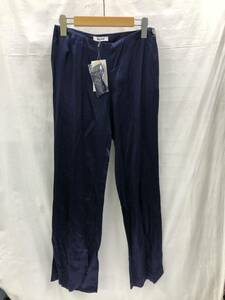  tag attaching ZUCCA satin pants lady's M navy navy blue low waist Zucca 22101203i1